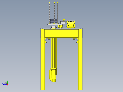 使用了单轴机器人的轻载传送装置右视缩略图