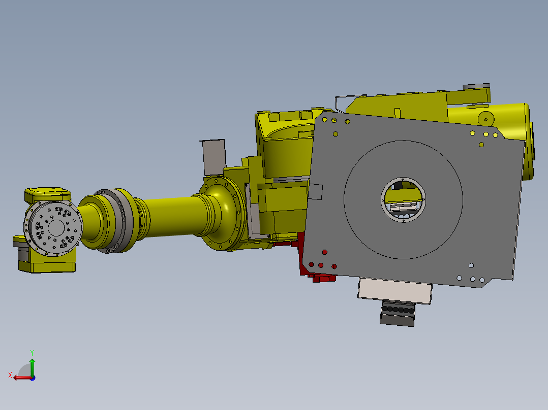 法兰克200F机器人后视图