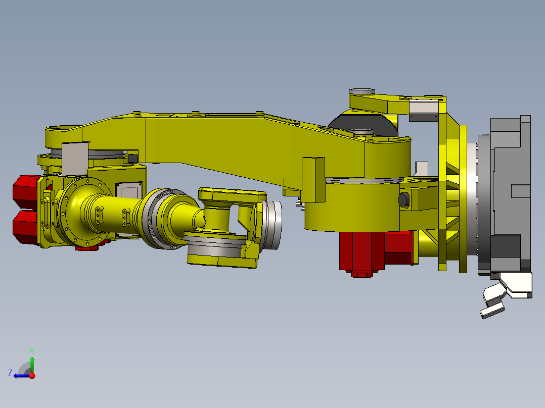 法兰克200F机器人右视图
