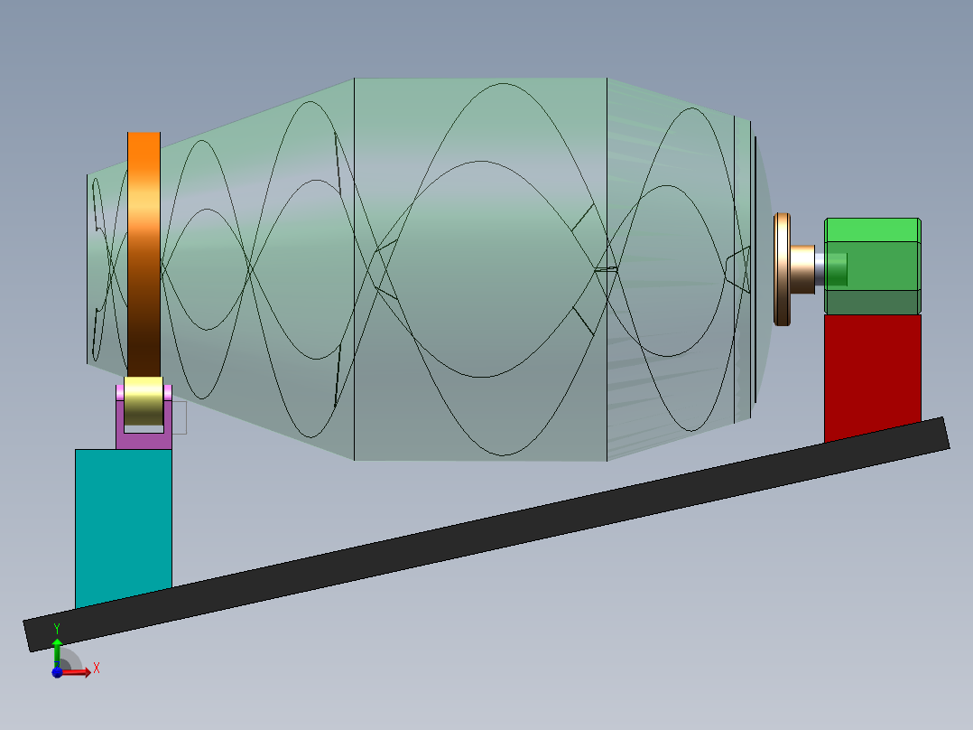 新拌混凝土的性能(sw+说明书+cad)前视图