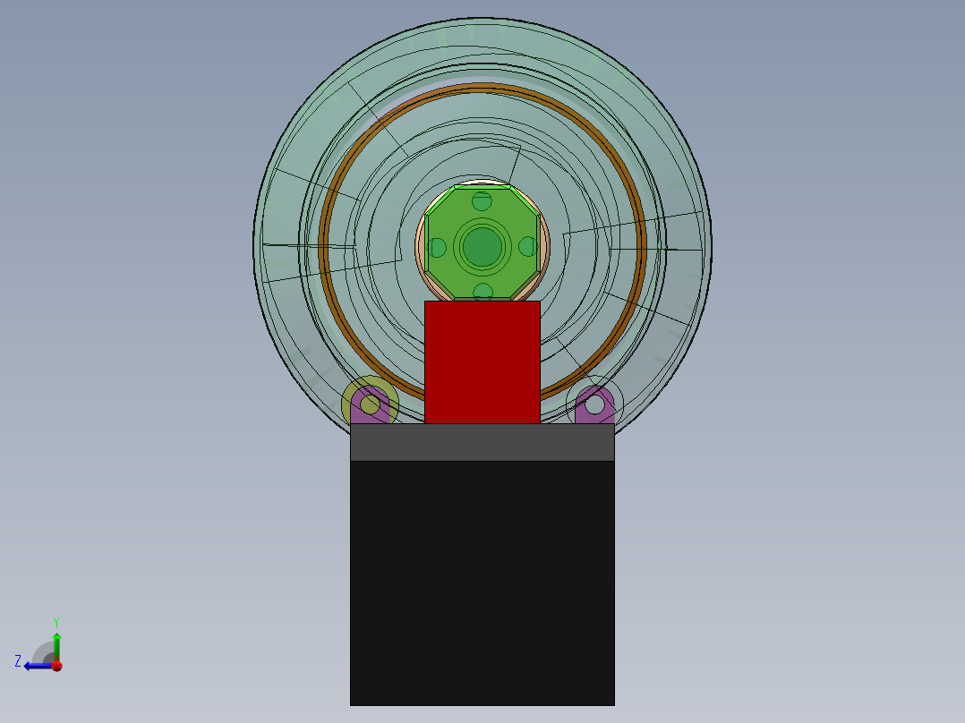 新拌混凝土的性能(sw+说明书+cad)右视图