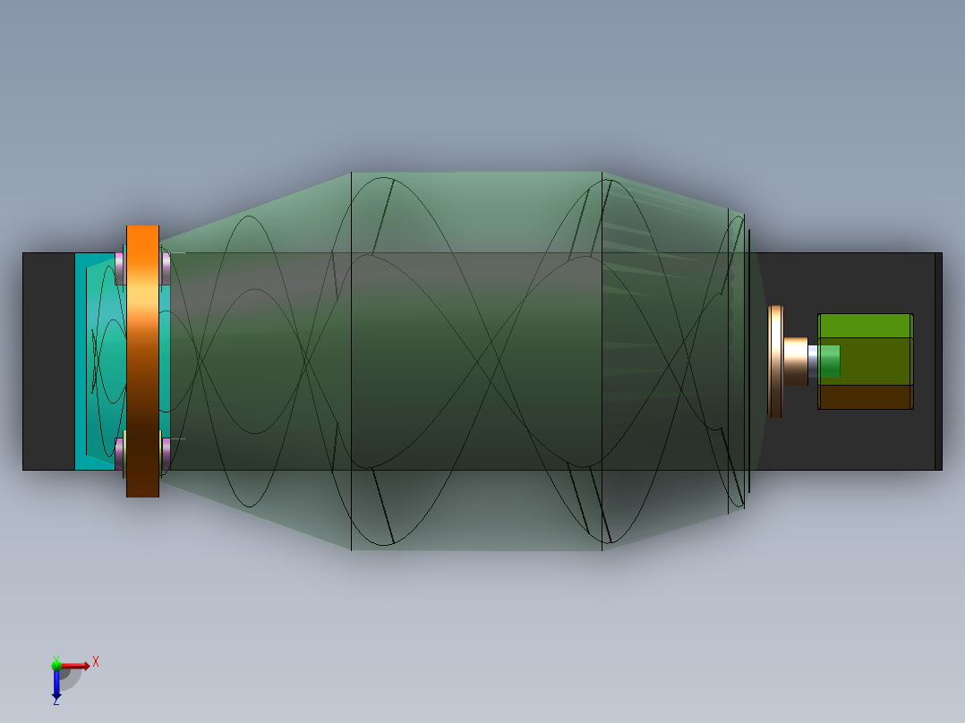 新拌混凝土的性能(sw+说明书+cad)俯视图