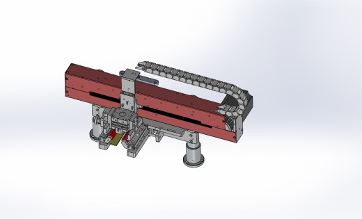 手机电池4面贴标机（sw14可编辑+工程图）缩略图