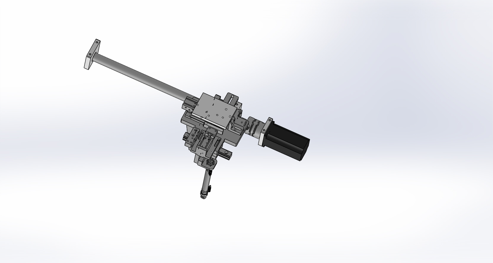 手机电池4面贴标机（sw14可编辑+工程图）