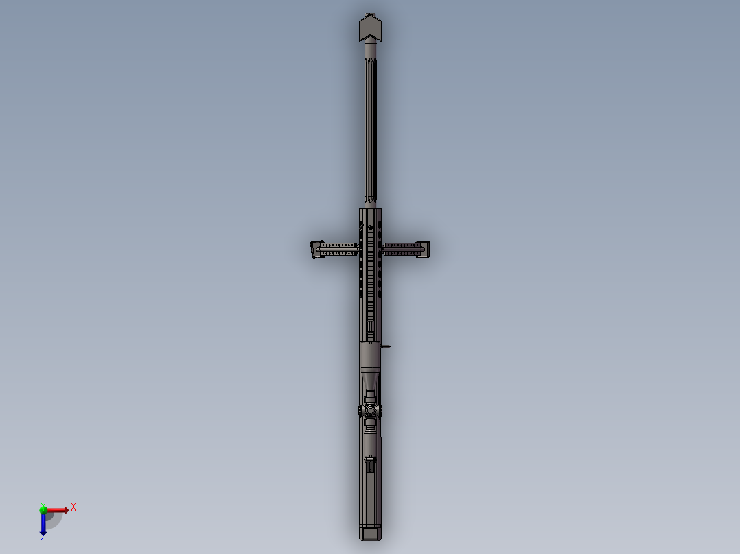 巴雷特 模型和图纸_SolidWorks20140214100400150俯视图