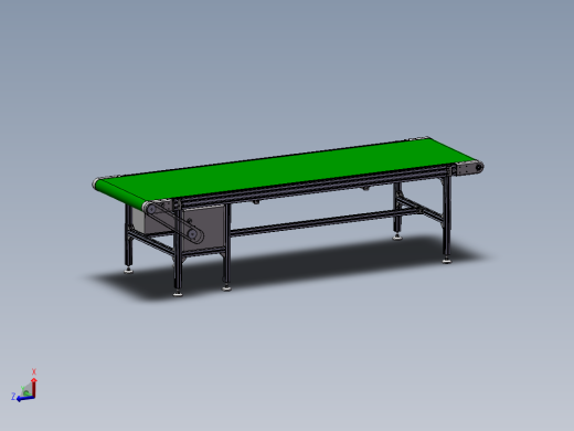 简易皮带输送机