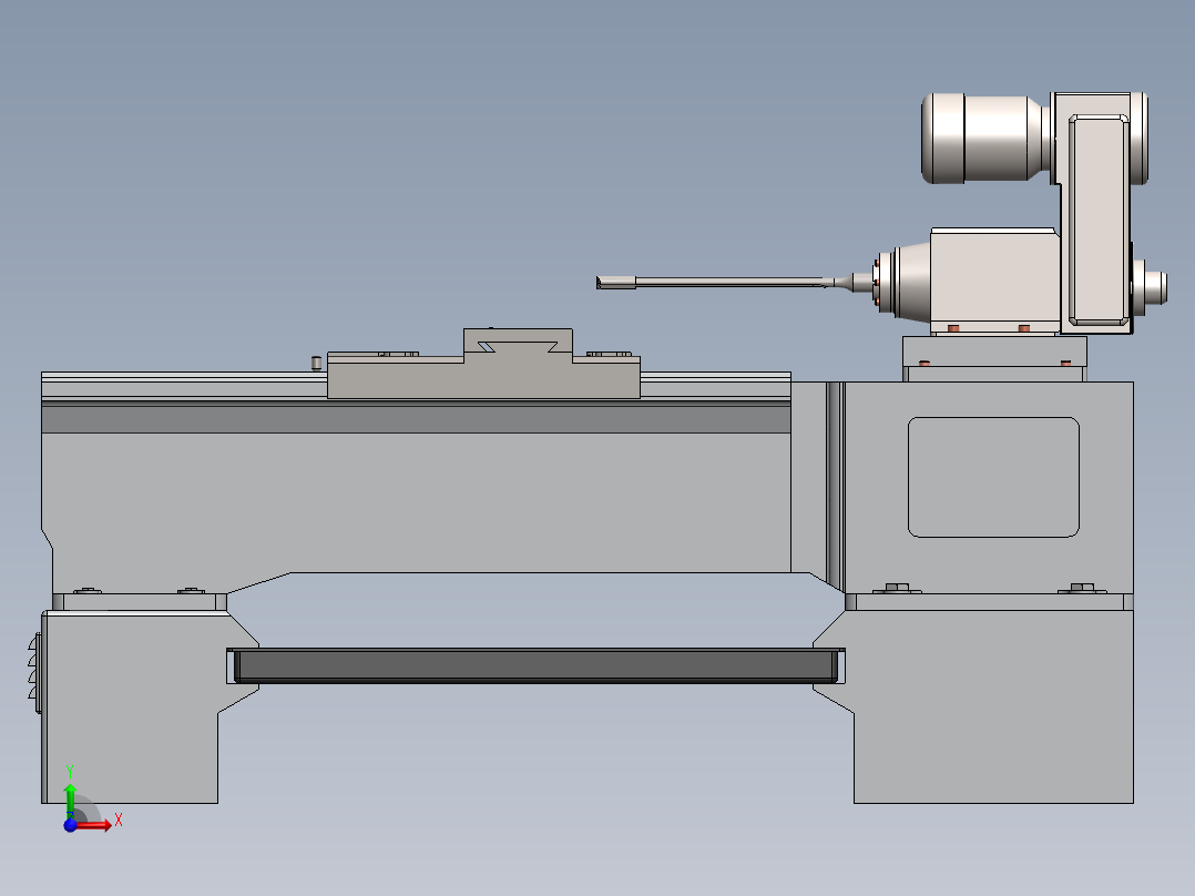 F466 ca6140深孔钻床前视图