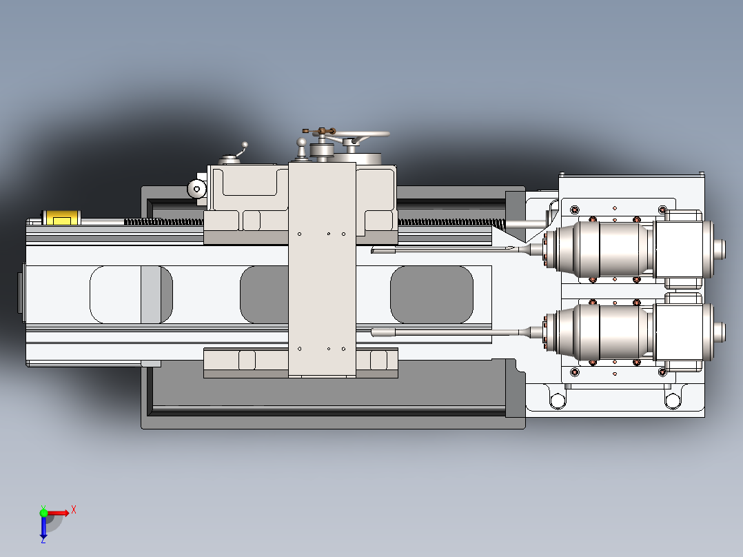 F466 ca6140深孔钻床俯视图