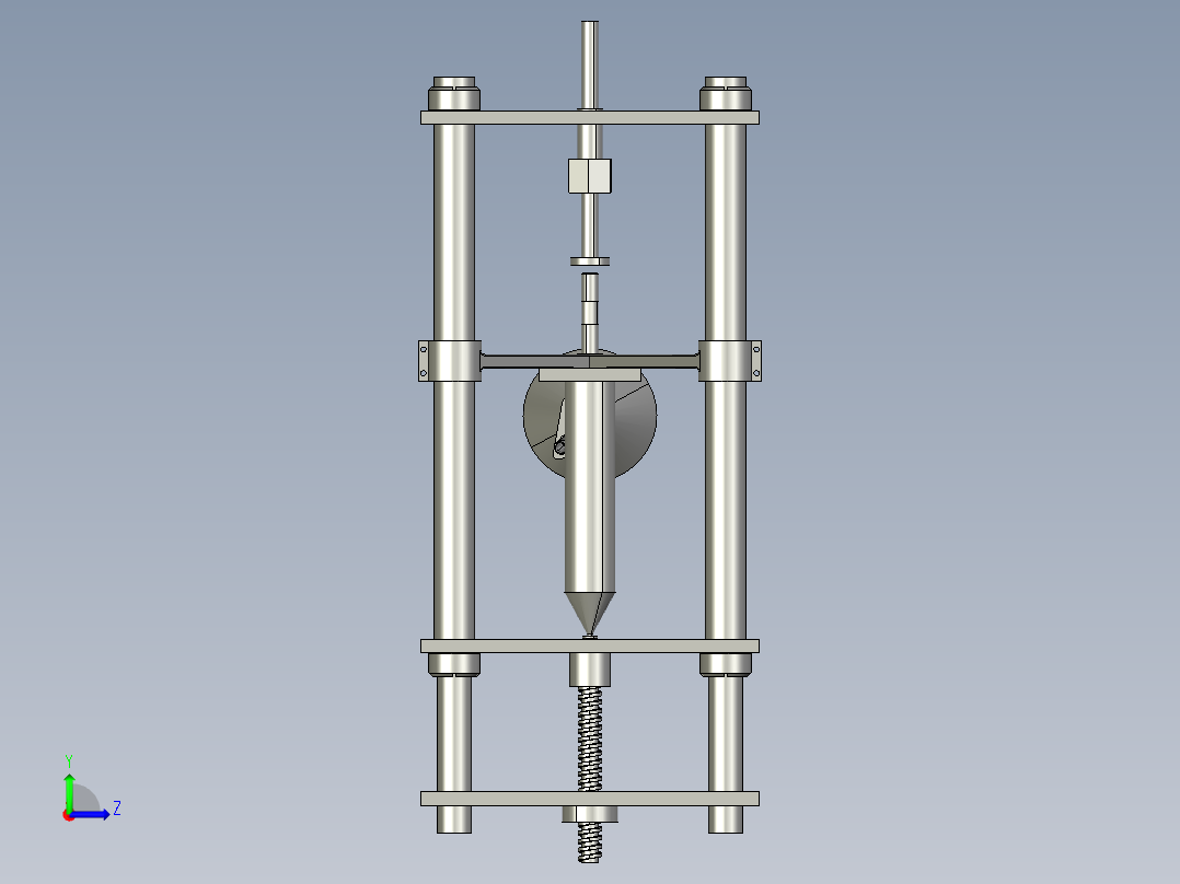 81_自动注塑机床左视图