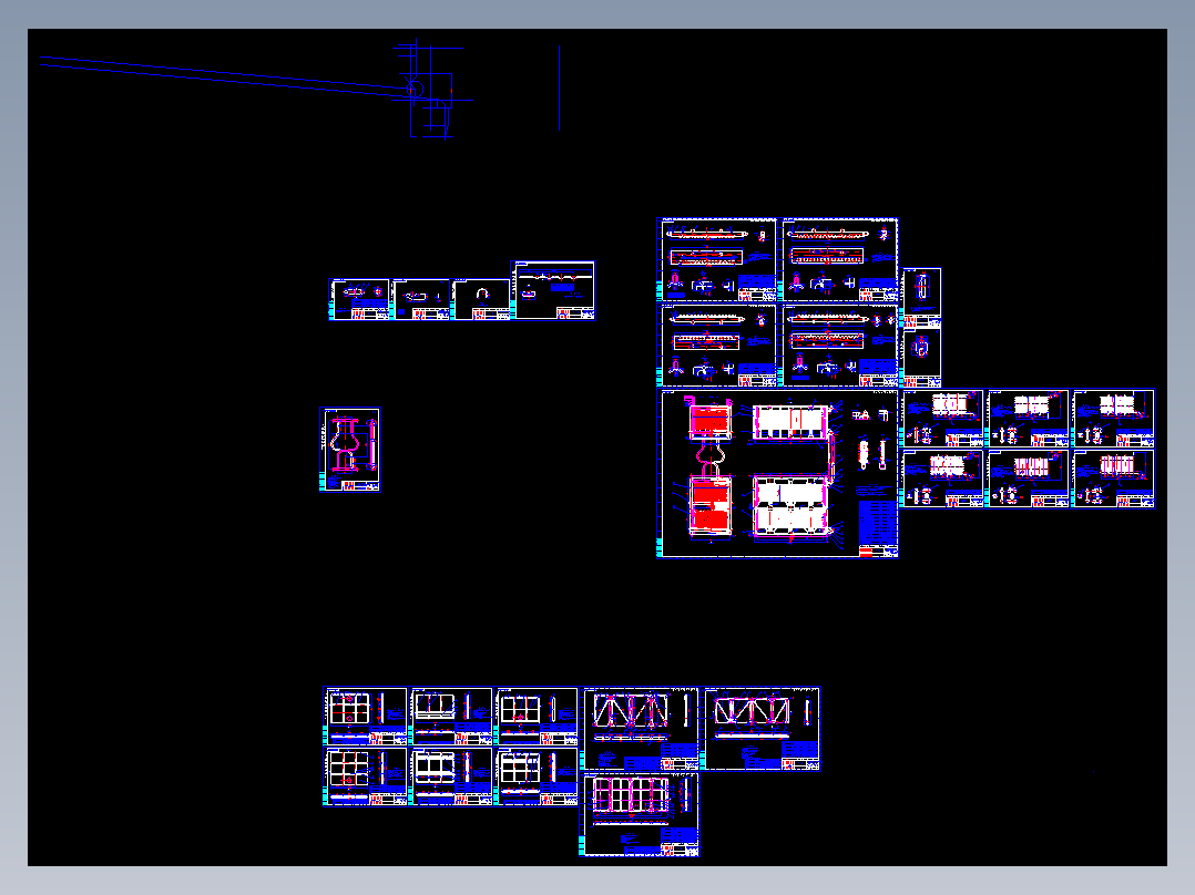 某电厂130吨燃气锅炉安装成套图纸