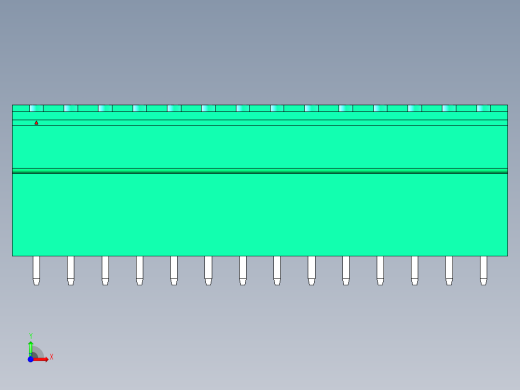 DEGSON 2EDG 系列 5.0mm 可插拔接线端子组-2EDGVH-5.0-28P-14-00AH前视缩略图