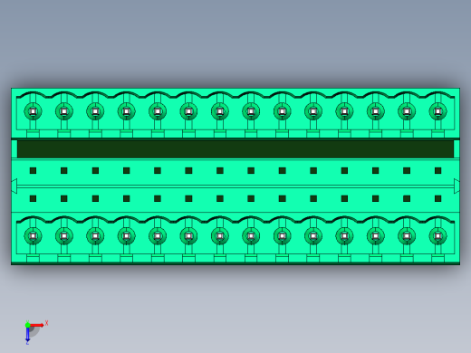 DEGSON 2EDG 系列 5.0mm 可插拔接线端子组-2EDGVH-5.0-28P-14-00AH俯视缩略图