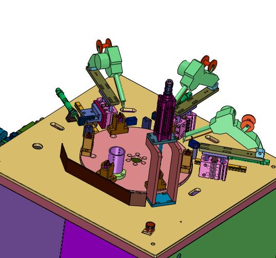 马达端盖工业级旋转焊锡机