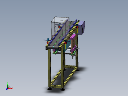 产品(多产品通用)底部激光机打码输送线
