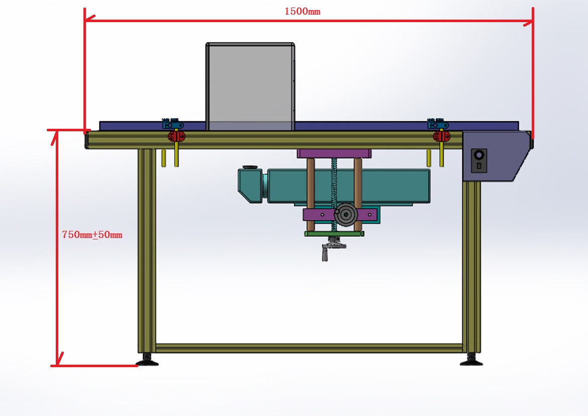 产品(多产品通用)底部激光机打码输送线