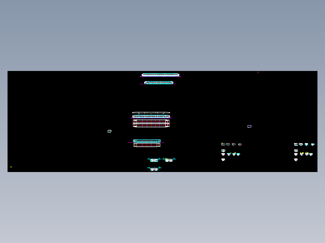 城际铁路750t单箱双室预应力混凝土箱梁模板设计图