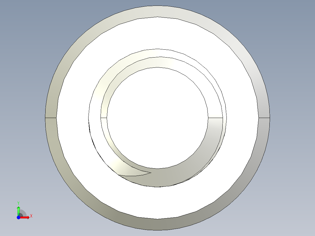 M8 x 1.25mm Thread 50mm LONG SOCKET HEAD CAP SCREW.IGS前视图