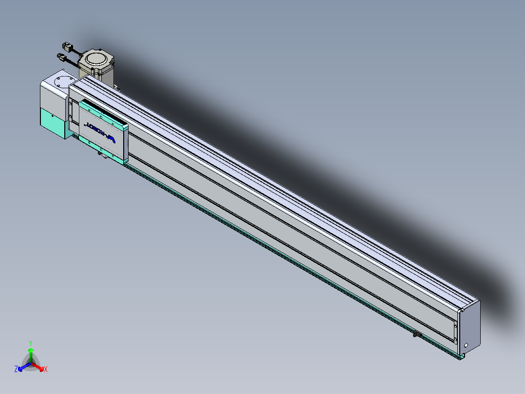 威洛博VBC同步带传动一无尘环境VBC14-L45-S1100-BLD-ZP75-C3主视图