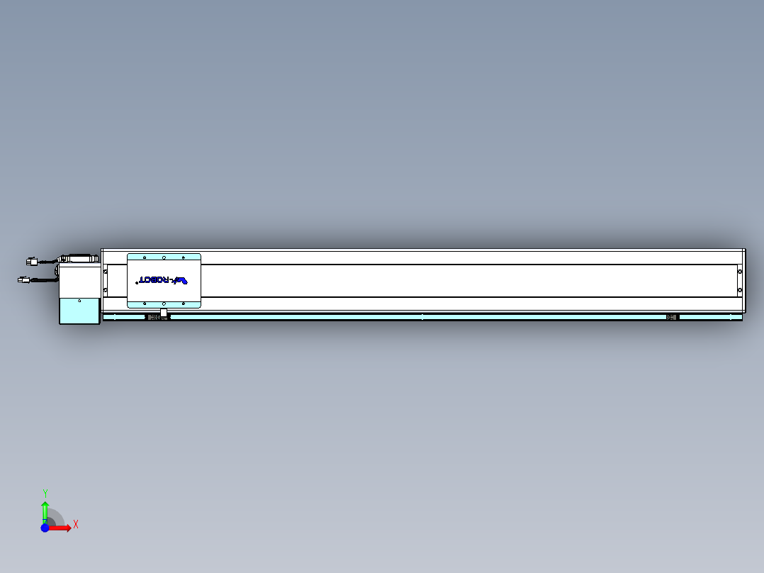 威洛博VBC同步带传动一无尘环境VBC14-L45-S1100-BLD-ZP75-C3前视图