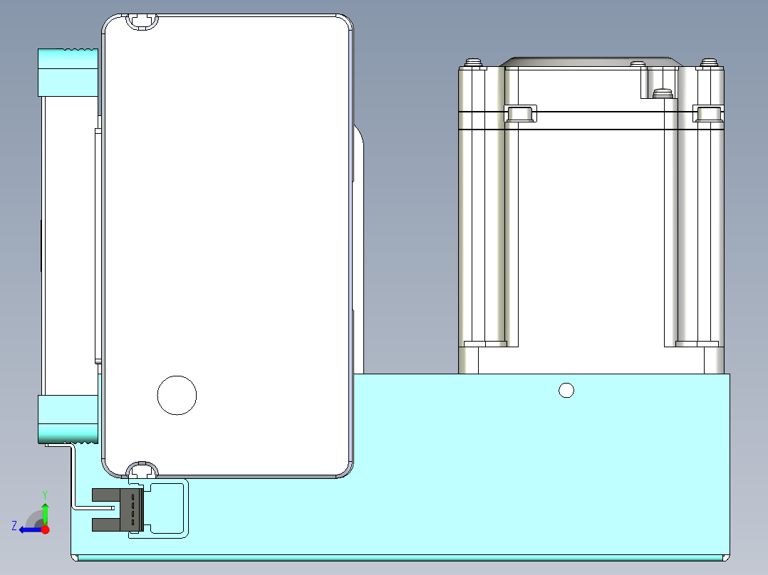威洛博VBC同步带传动一无尘环境VBC14-L45-S1100-BLD-ZP75-C3右视图