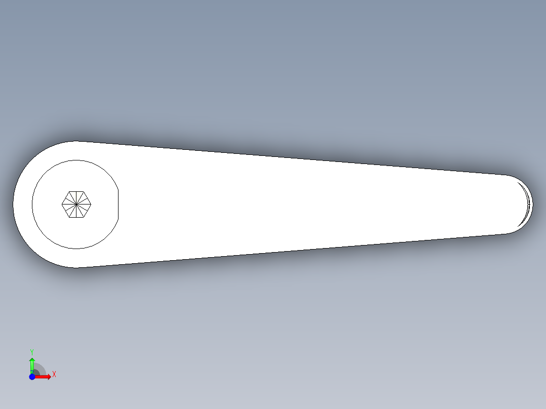 調整式把手(鋅合金)2439-3D多系列多零件图纸模型前视图