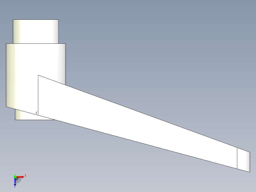 調整式把手(鋅合金)2439-3D多系列多零件图纸模型俯视图