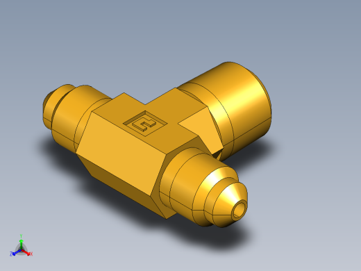 扩口式工业通用硬管接头Male Branch Tee 145F-2-2