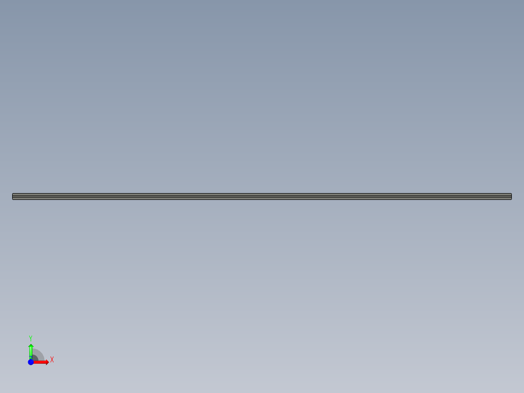 型材-BR 8 SLOT BRUSH STRIP KJNSTRIP8.STEP前视图