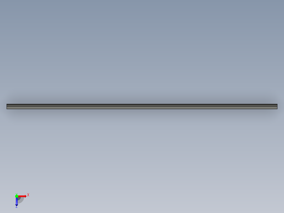 型材-BR 8 SLOT BRUSH STRIP KJNSTRIP8.STEP俯视图
