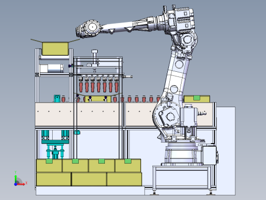 自动拆箱上料输送总装前视缩略图