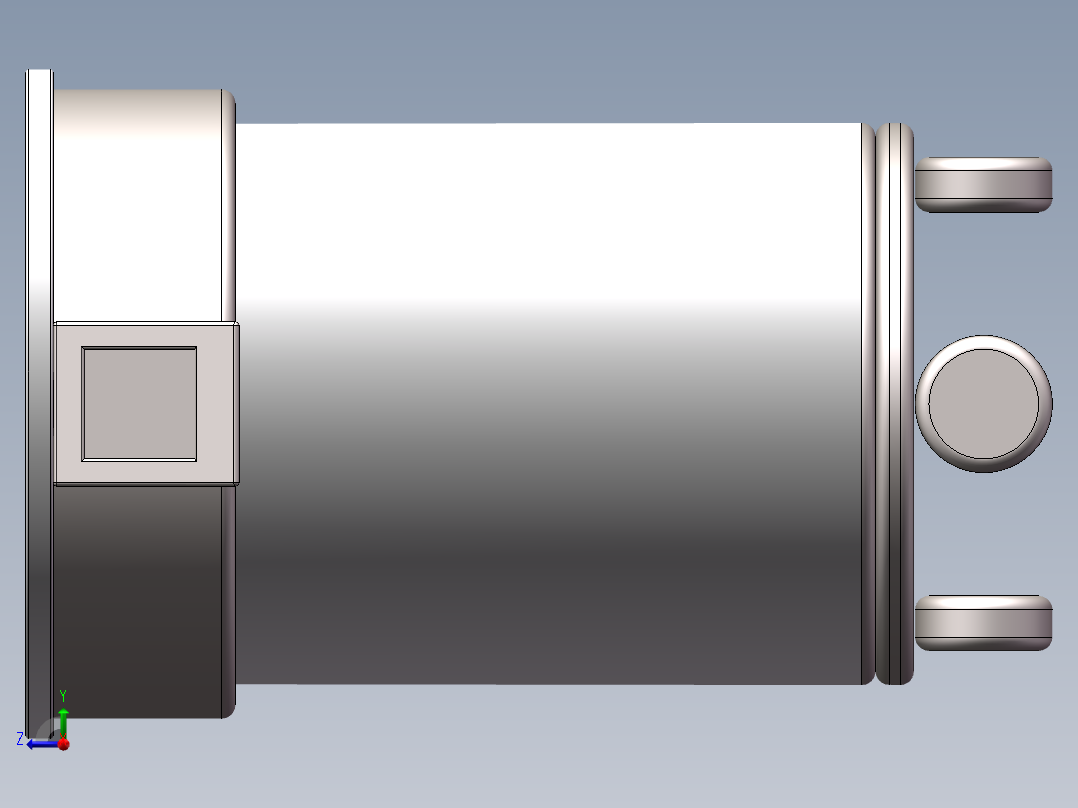 76L圆桶组件右视图