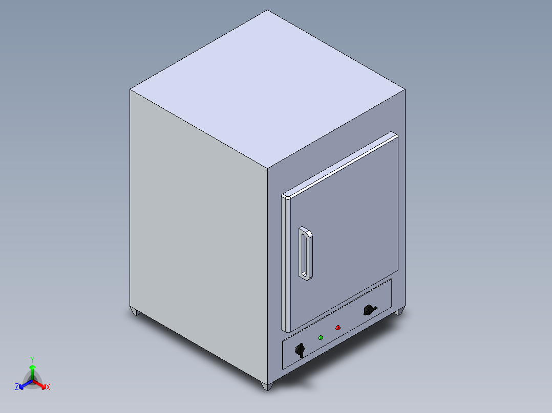 实验室烘干箱设计模型