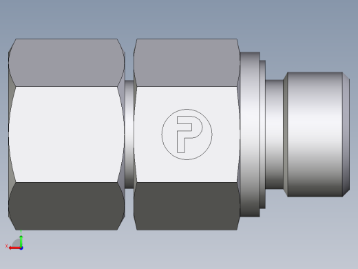 卡套式工业通用硬管接头EO_Swivel_connector_EGE12LREDCF后视缩略图