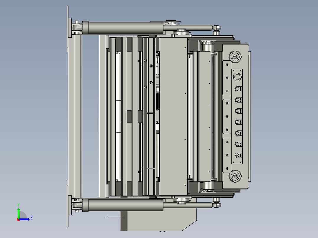 伸缩式皮带机快速伸缩皮带线装车卸货皮带左视图