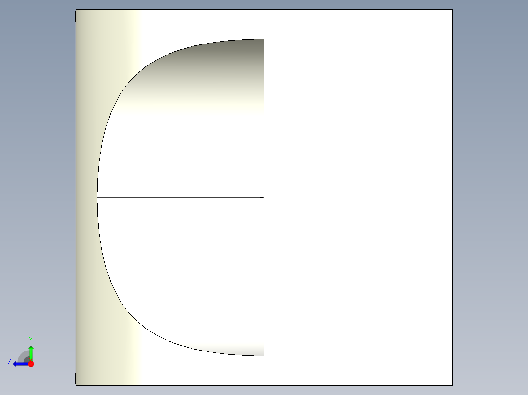 壓板2316(A)-3D多系列多零件图纸模型右视图