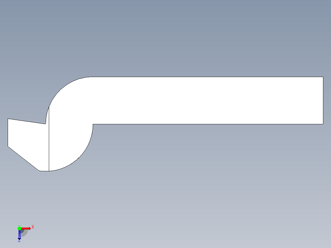 壓板2316(A)-3D多系列多零件图纸模型俯视图