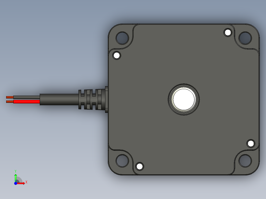 NEMA 34 步进电机前视图