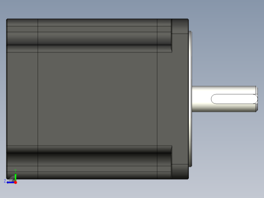 NEMA 34 步进电机右视缩略图