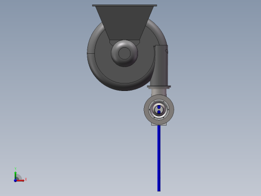 负压吸料装置sw三维前视缩略图