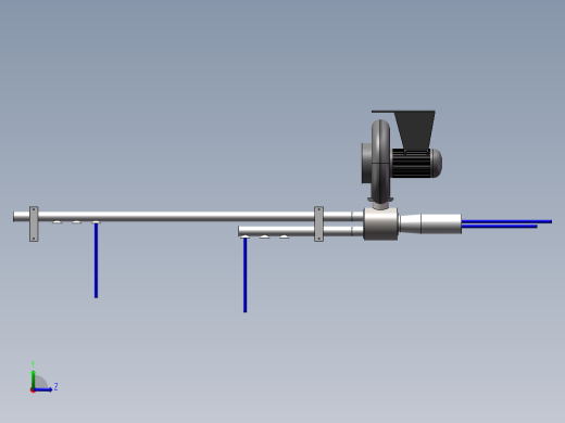 负压吸料装置sw三维左视缩略图