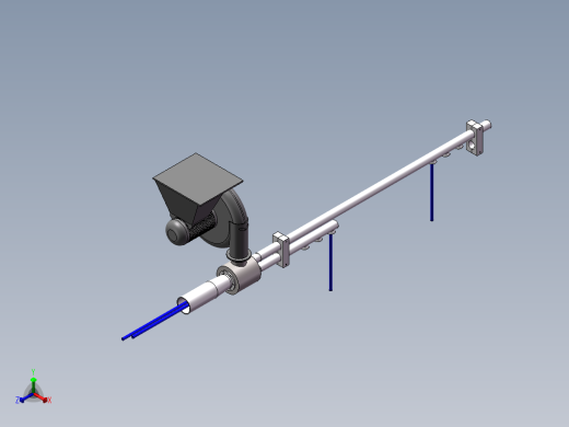 负压吸料装置sw三维正等轴测缩略图
