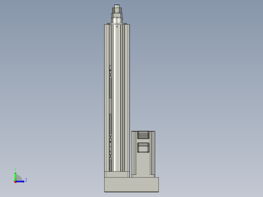 12VZ电动缸-VZ6-S250-BD左视缩略图