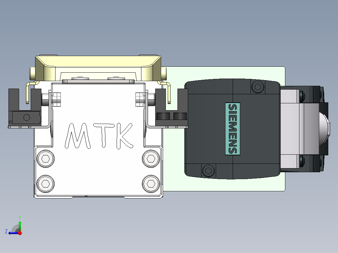 GTH内嵌丝杆全封闭GTH5S-BR-100W右视图
