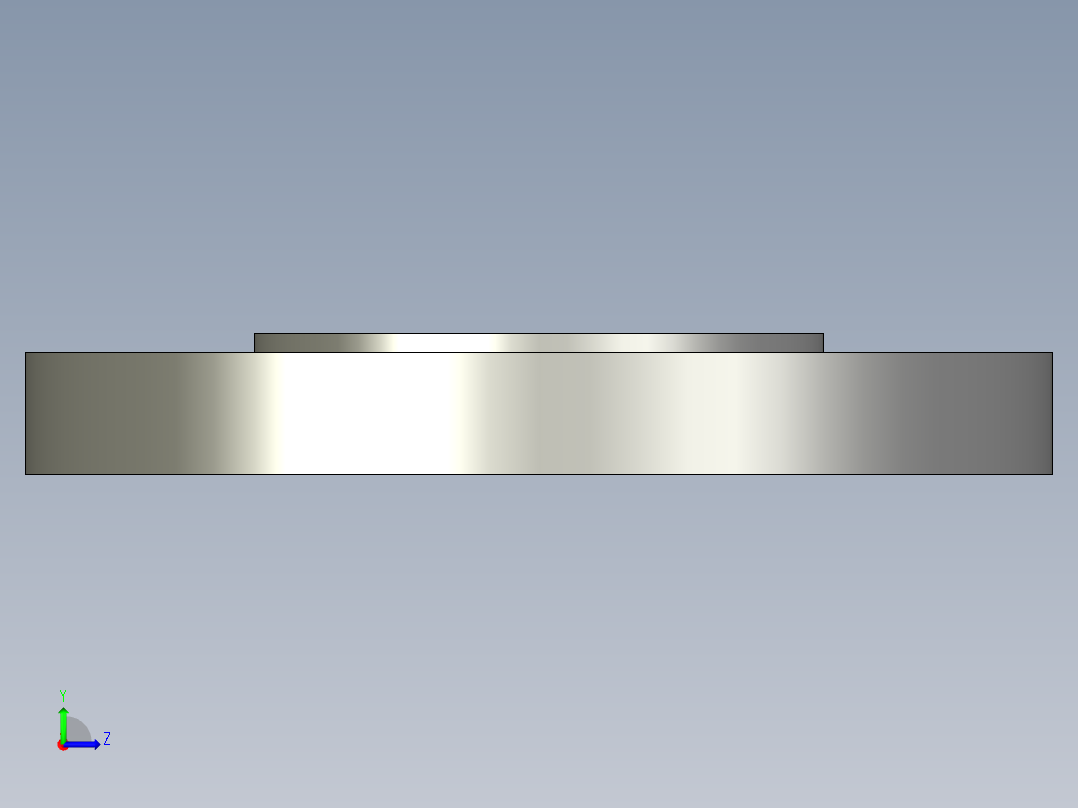 船舶管路系统SeaCor_Blind Flange_37J153030_3in左视图