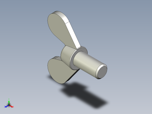 带耳螺钉-DIN_316_Wing_screws_8x1.25x16-12-12.5_39_2.8_20_8.stp正等轴测缩略图