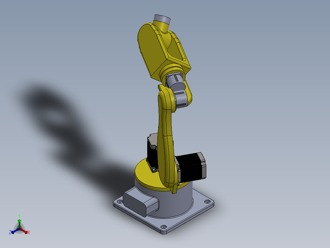 机械臂正等轴测图