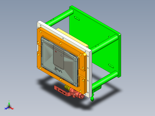 FONE-D笔记本CNC工装夹具三维模型-CNC2