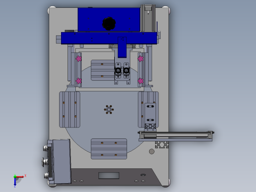 四工位转盘丝印机sw20可编辑俯视缩略图