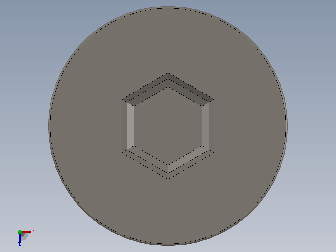 Screw_ISO_10642_M12x160_A2俯视图