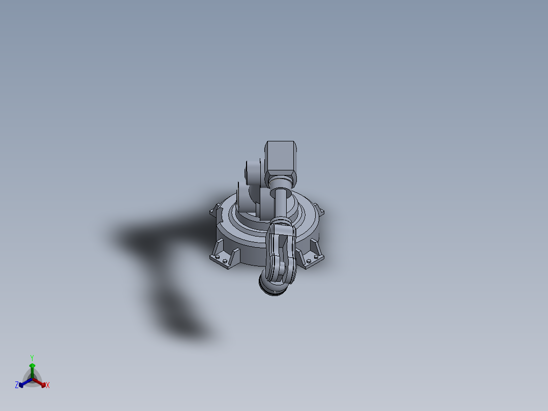 机械臂正等轴测图